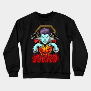 Blood Sucker Halloween Party Vampire Crewneck Sweatshirt